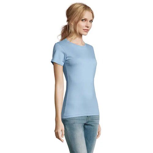 Imperial dames t-shirt 190g Imperial women hemels blauw