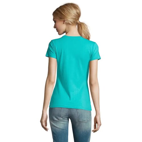 Imperial dames t-shirt 190g Imperial women caribbean blauw