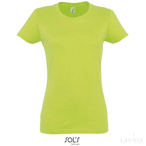 Imperial dames t-shirt 190g Imperial women apple green
