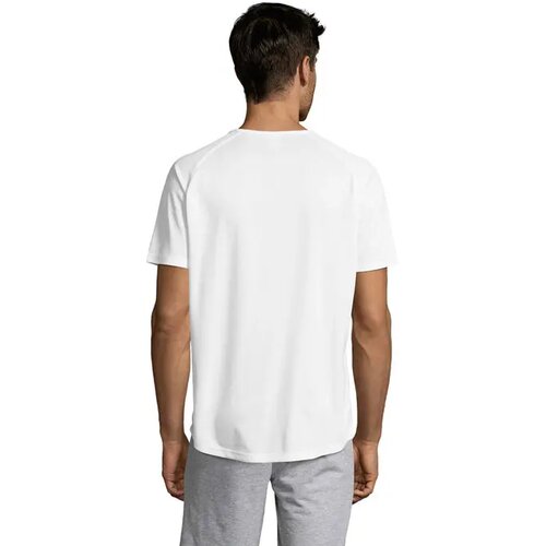 Sportyheren t-shirt 140g Sporty wit