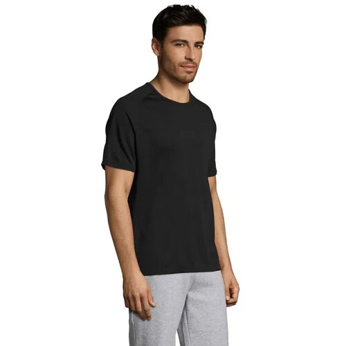 Sportyheren t-shirt 140g Sporty zwart