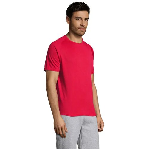 Sportyheren t-shirt 140g Sporty rood