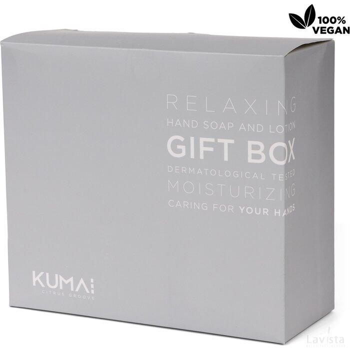 KUMAI Citrus Groove Giftbox Handzeep+Handlotion+Tray