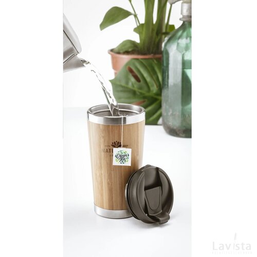 Tokyo 450 Ml Bamboe Thermosbeker Bamboe
