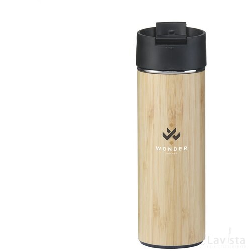Sakura 360 Ml Bamboe Thermosfles/Thermosbeker Bamboe