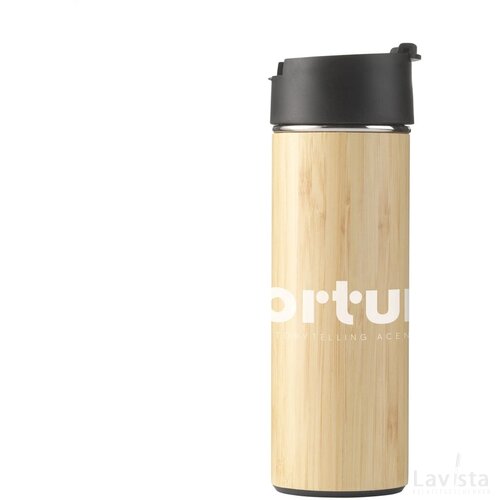 Sakura 360 Ml Bamboe Thermosfles/Thermosbeker Bamboe