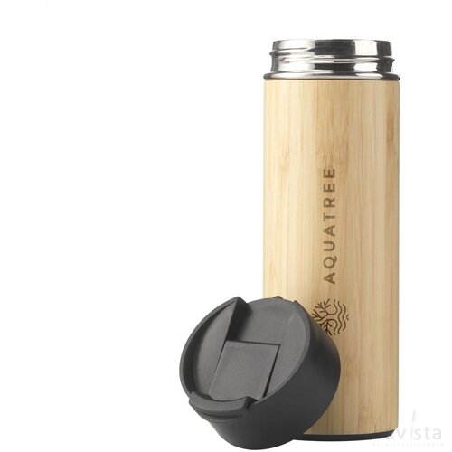 Sakura 360 Ml Bamboe Thermosfles/Thermosbeker Bamboe