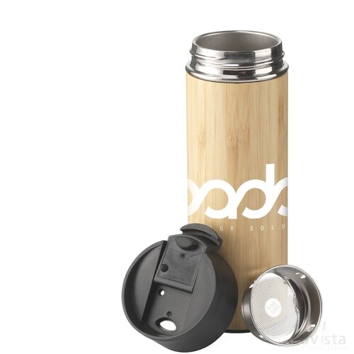 Sakura 360 Ml Bamboe Thermosfles/Thermosbeker Bamboe