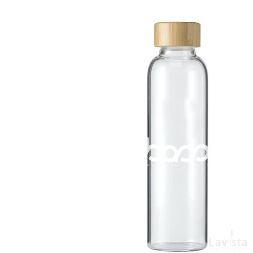 Senga Glass Bamboo 500 Ml Drinkfles Bamboe