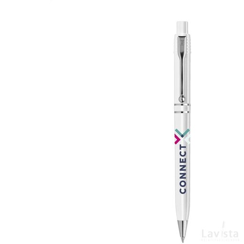 Stilolinea Raja Chrome Recycled Pennen Wit