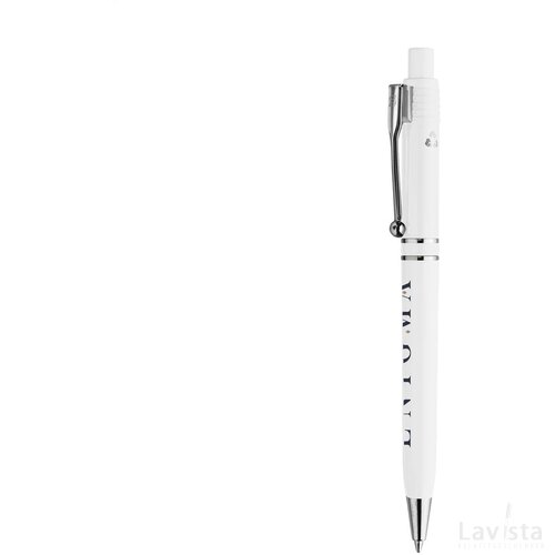 Stilolinea Raja Chrome Recycled Pennen Wit