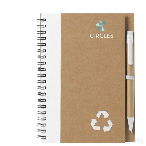 Recyclenote-L Notitieboekje Wit