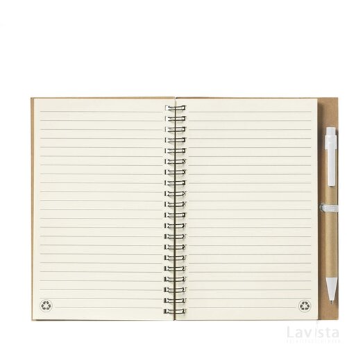 Recyclenote-L Notitieboekje Wit