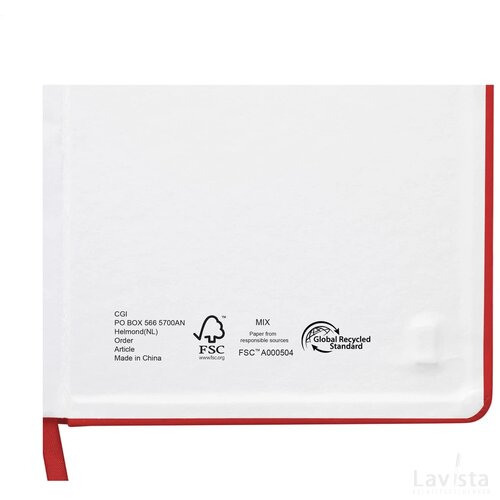 Porta Rpet Notebook A5 Notitieboek Rood