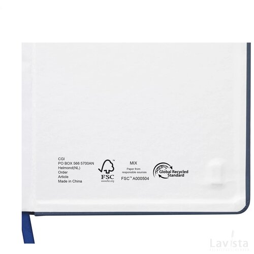 Porta Rpet Notebook A5 Notitieboek Blauw