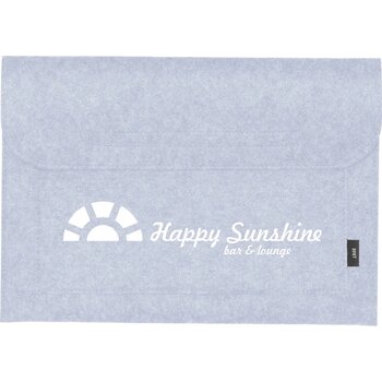 Papillon Rpet Laptop Case Lichtgrijs