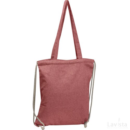 Katoenen tas, OEKO-TEX 100 rood