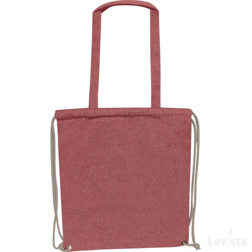 Katoenen tas, OEKO-TEX 100 rood