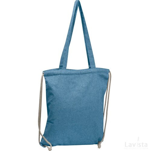 Katoenen tas, OEKO-TEX 100 blauw
