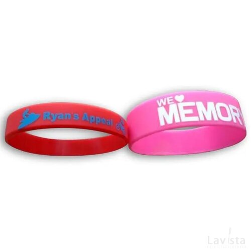 Siliconen armbandjes met relief