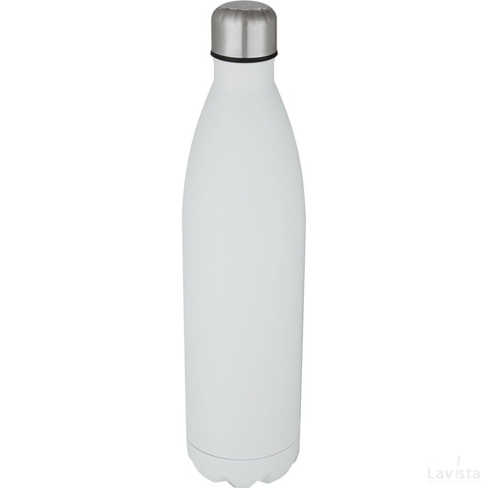 Cove 1 liter vacuüm geïsoleerde roestvrijstalen fles Wit