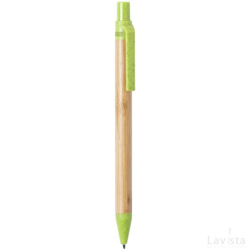 Roak Bamboe Balpen Lime Groen