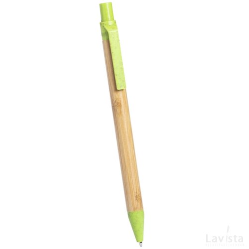 Roak Bamboe Balpen Lime Groen