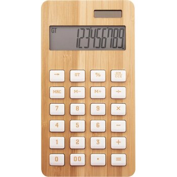 Bamboe rekenmachine Naturel