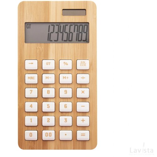 Bamboe rekenmachine Naturel
