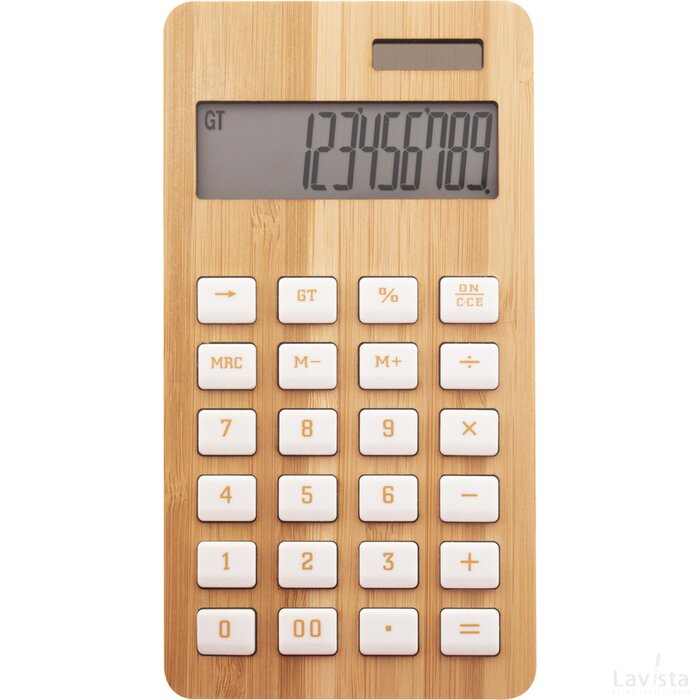 Bamboe rekenmachine Naturel