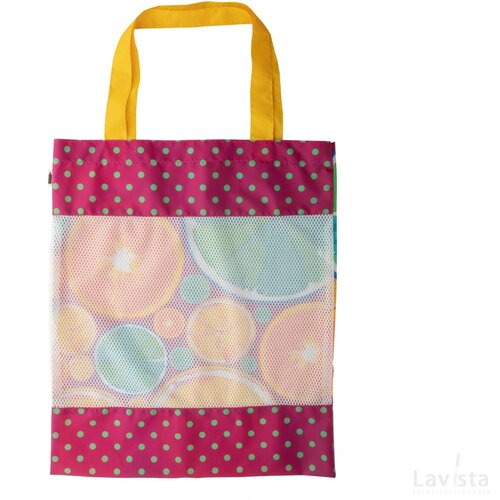 Suboshop Mesh Rpet Custom Made Boodschappentas Wit