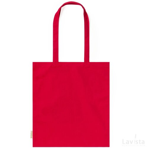 Klimbou Katoenen Boodschappentas Rood