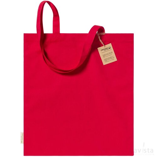 Klimbou Katoenen Boodschappentas Rood
