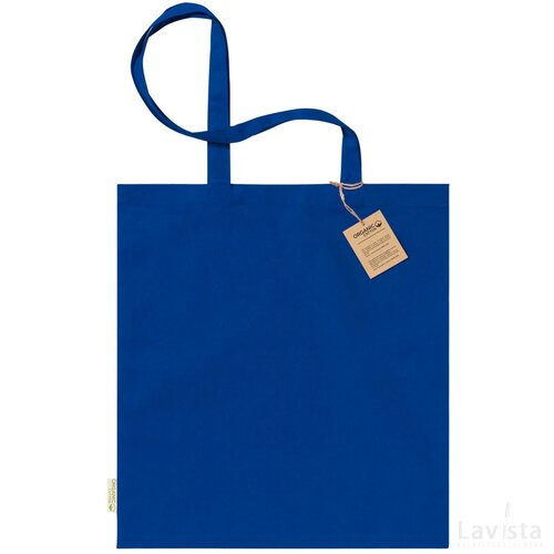 Klimbou Katoenen Boodschappentas (Kobalt) Blauw