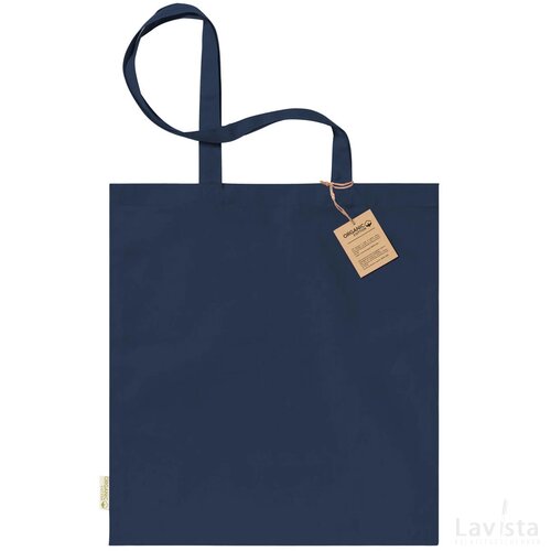 Klimbou Katoenen Boodschappentas Blauw