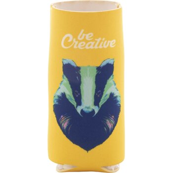 Printcan Slim Bllikjes Koeltas Wit