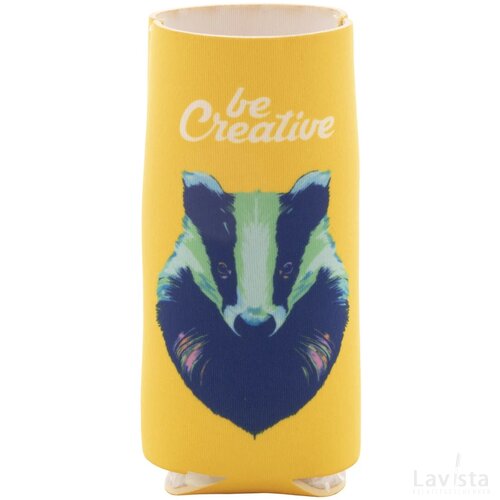 Printcan Slim Bllikjes Koeltas Wit