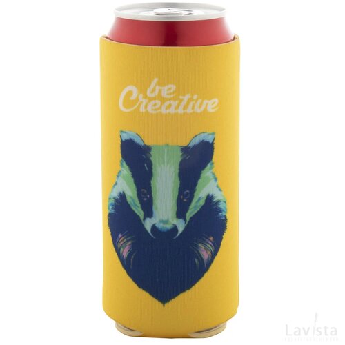 Printcan Slim Bllikjes Koeltas Wit