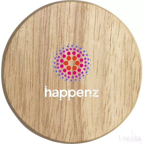 Duurzame ronde flesopener Naturel