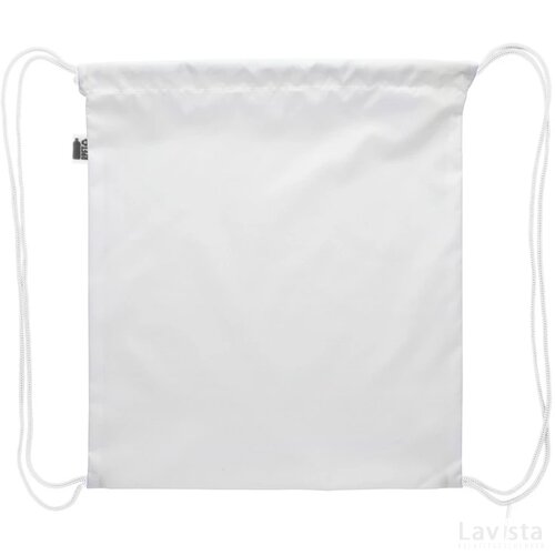 Creadraw Kids Rpet Custom Made Gemaakte Tas Met Trekkoordsluiting Voor Kinderen Wit