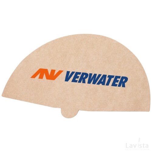 Gerecycled papieren waaier Naturel