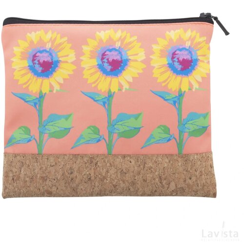 Creabeauty Cork M Custom Made Make-Up Tas Zwart