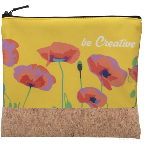 Creabeauty Cork M Custom Made Make-Up Tas Zwart