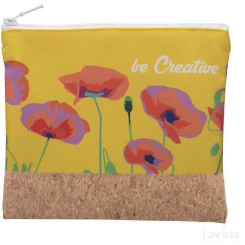 Creabeauty Cork M Custom Made Make-Up Tas Wit