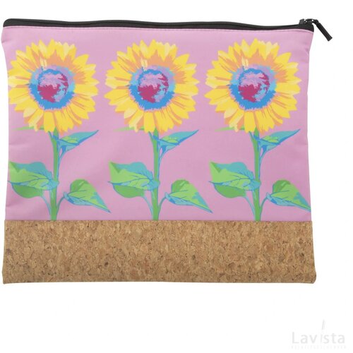 Creabeauty Cork L Custom Made Make-Up Tas Zwart