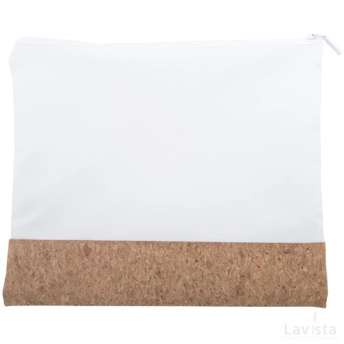 Creabeauty Cork L Custom Made Make-Up Tas Wit