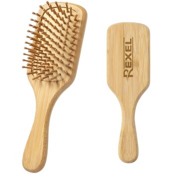 Bamboe borstel met handvat Naturel
