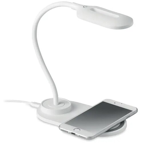Bureaulamp met 10w lader Saturn wit