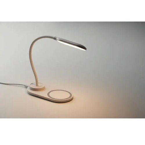 Bureaulamp met 10w lader Saturn wit