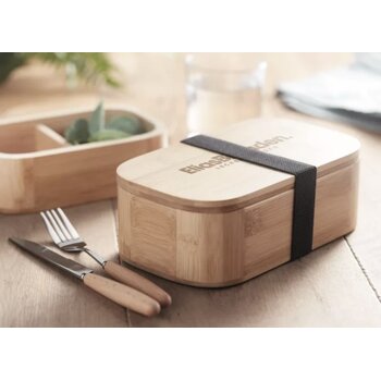 Bamboe lunchbox (650ml) Bruin